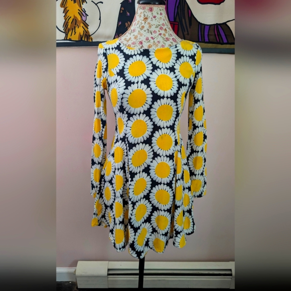 Rare Vintage Betsey Johnson Daisy Dress